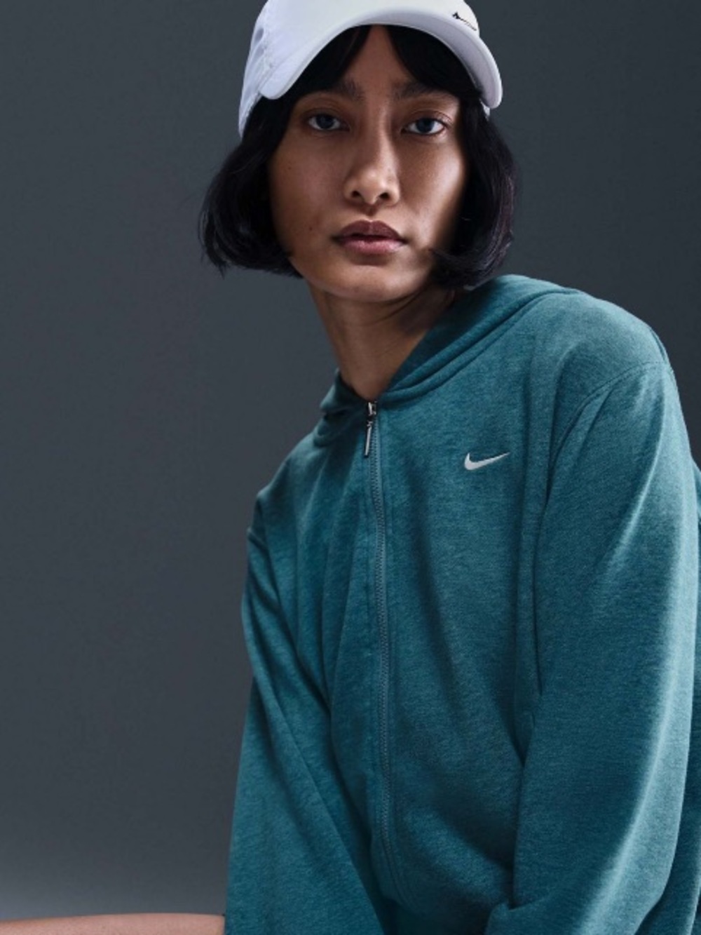 New! Nike Women's Sportswear Chill Terry Loose Full-Zip French Terry Jacket - Picture 4 of 5